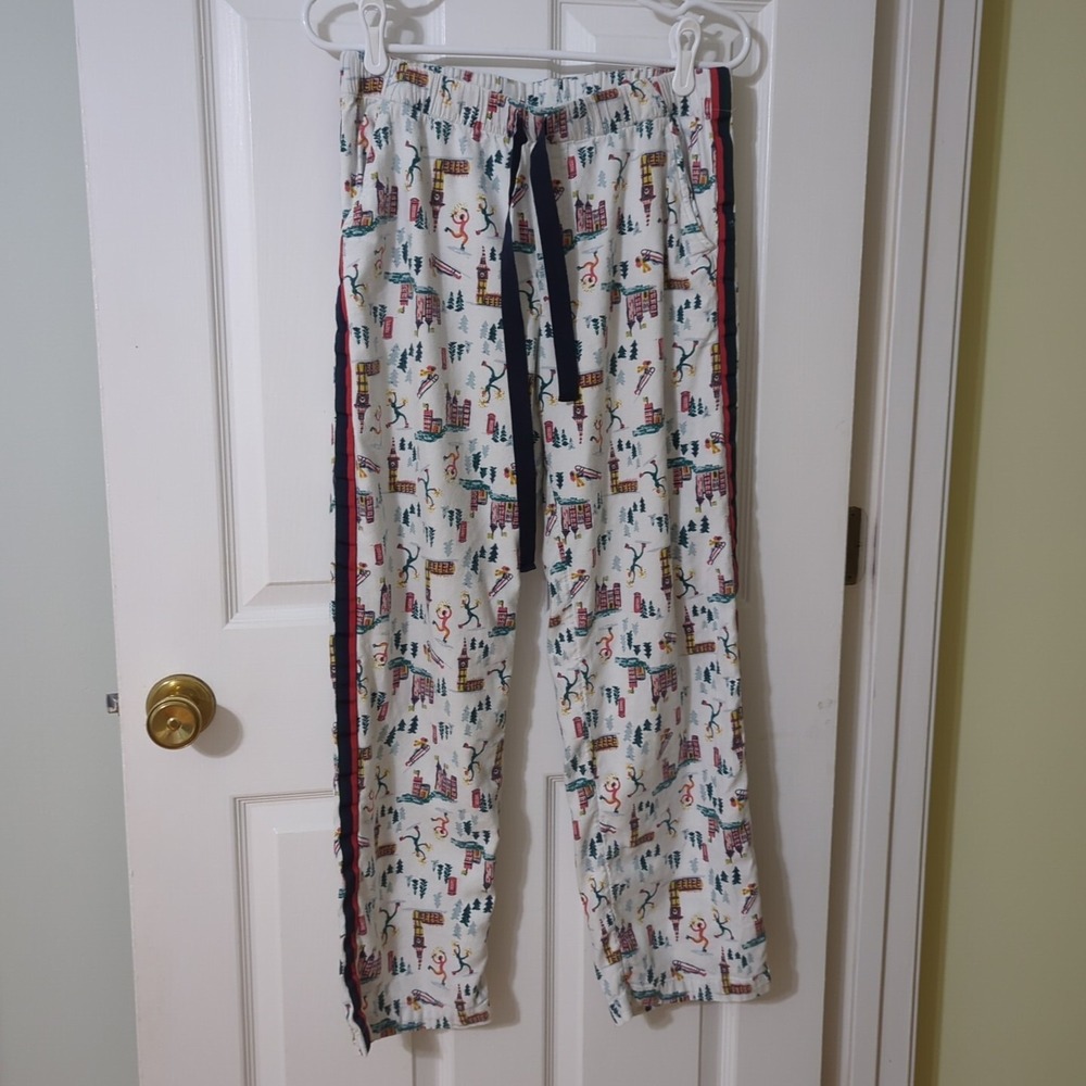 Aerie Flannel Pajama Bottoms Pants Lounge  w/ Pockets Sz Small Petite S/P Winter - Picture 3 of 16